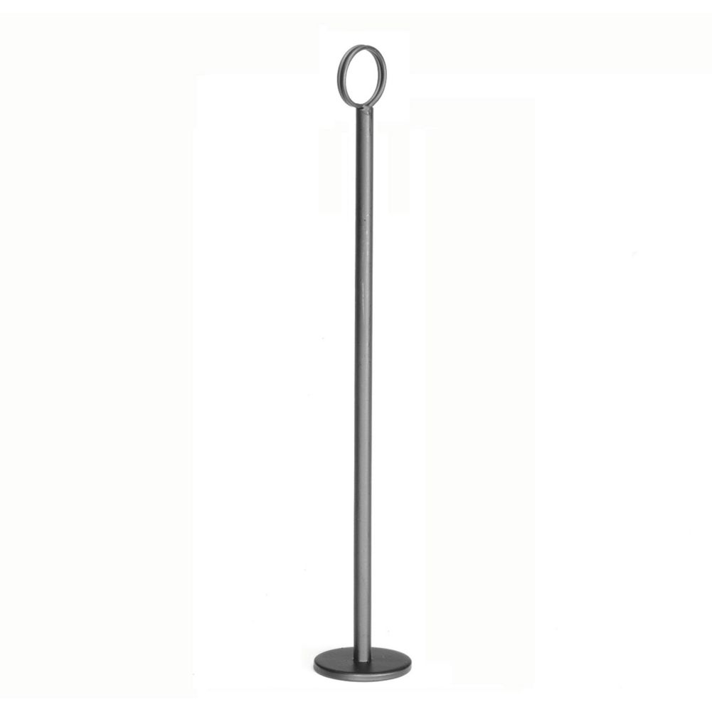 Tablecraft Black 15" Flat Base Number Stand