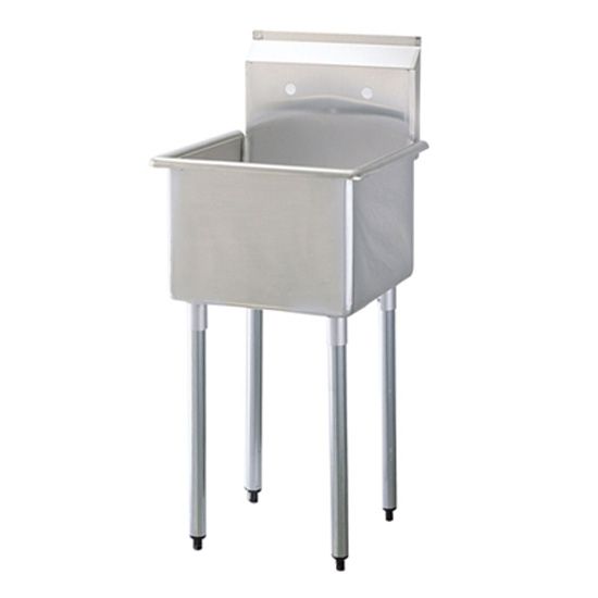 Turbo Air 1 Compartment Sink without Drainboard