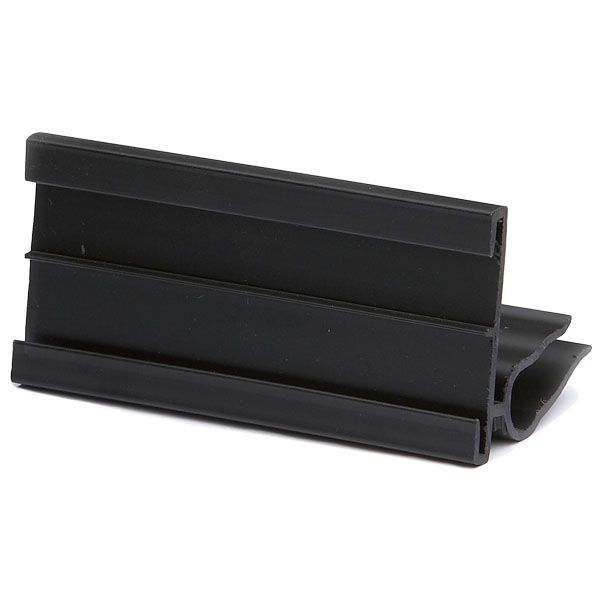 Elite Global Solutions 3-1/2" x 1-1/2" Black Tag Holder