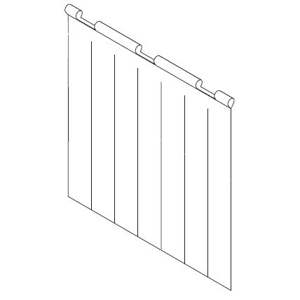 Hobart Standard 4 Ply Splash Curtain