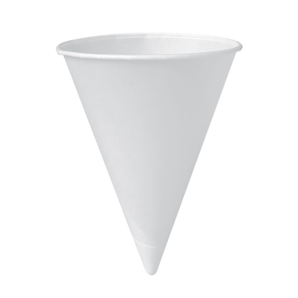 Solo&reg; White 6 Oz Paper Cone Cup
