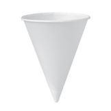 Solo&reg; White 6 Oz Paper Cone Cup