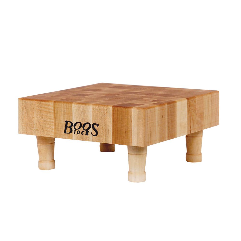 John Boos 12" Square Maple Mini Block With 4 Feet