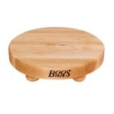 John Boos 12" Round Maple Cutting Board With Legs