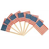 Goldmax American Flag Toothpicks