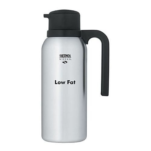 Thermos&reg; S/S 32 Oz Twist / Pour Carafe with Low Fat Imprint