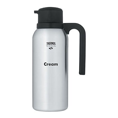 Thermos&reg; S/S 32 Oz Twist / Pour Carafe with Cream Imprint