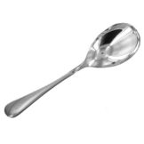 World Tableware Silverplated 8-7/8" Windsor Small Serving Spoon