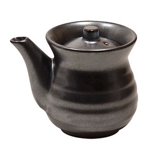 Pot, Soy, 8 Oz, Tessa, Blk, 3.25"