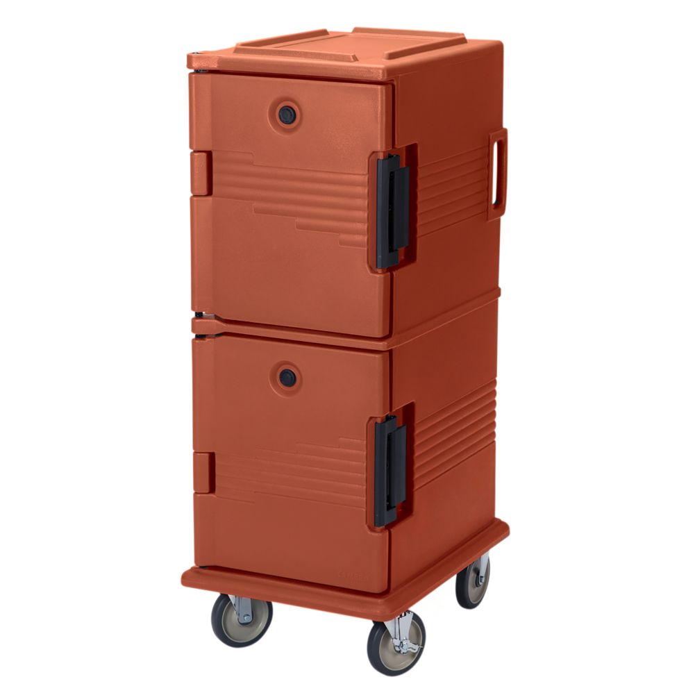 Cambro Brick Red Ultra Camcarts&reg; Holds 8 Full Size Food Pans