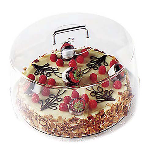 Cambro Clear Camwear&reg; Round 12" Cake Cover