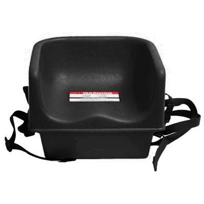 Cambro Black Booster Seat w/ Strap