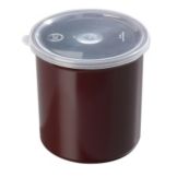 Cambro Cranberry 1 Qt Crock w/ Lid