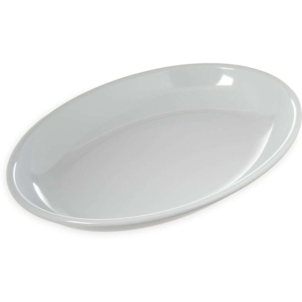 Designer Displayware Oval Platter, White, 16 x 12"
