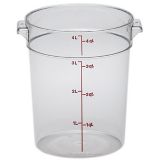 Cambro Clear Camwear&reg; Round 4 Qt Container