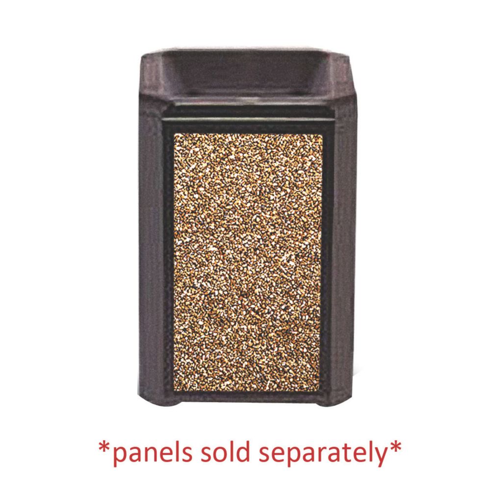 Rubbermaid Landmark Sable 20 Gal Funnel Top Trash Can Frame w/ Liner