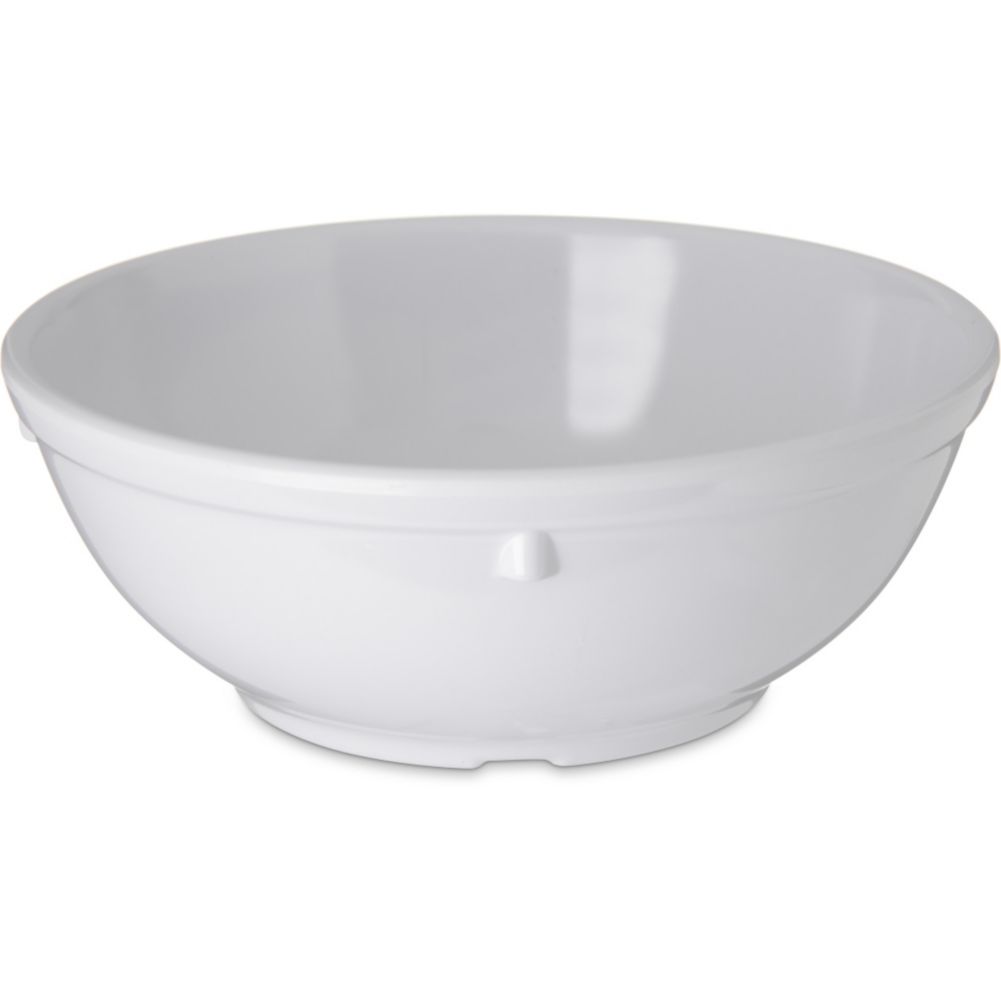 Carlisle&reg; Dallas Ware&reg; 16 Oz. White Nappie Bowl