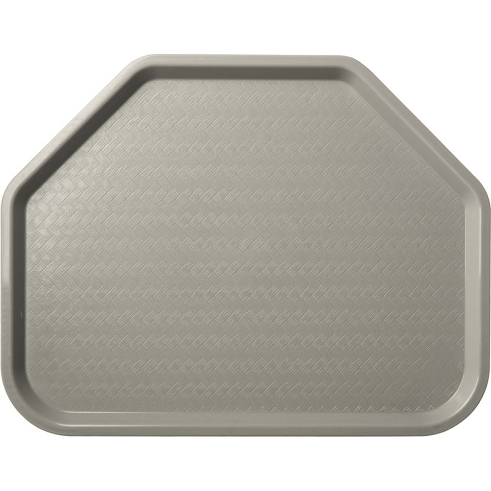 Carlisle&reg; Grey Cafe Trapezoid Tray