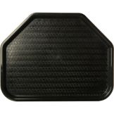 Carlisle&reg; Cafe Trapezoid Tray, Black