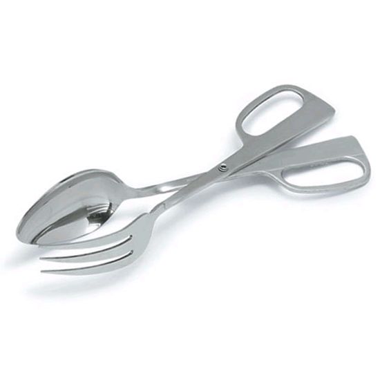 Carlisle&reg; 10" Stainless Steel Scissors Salad Tong
