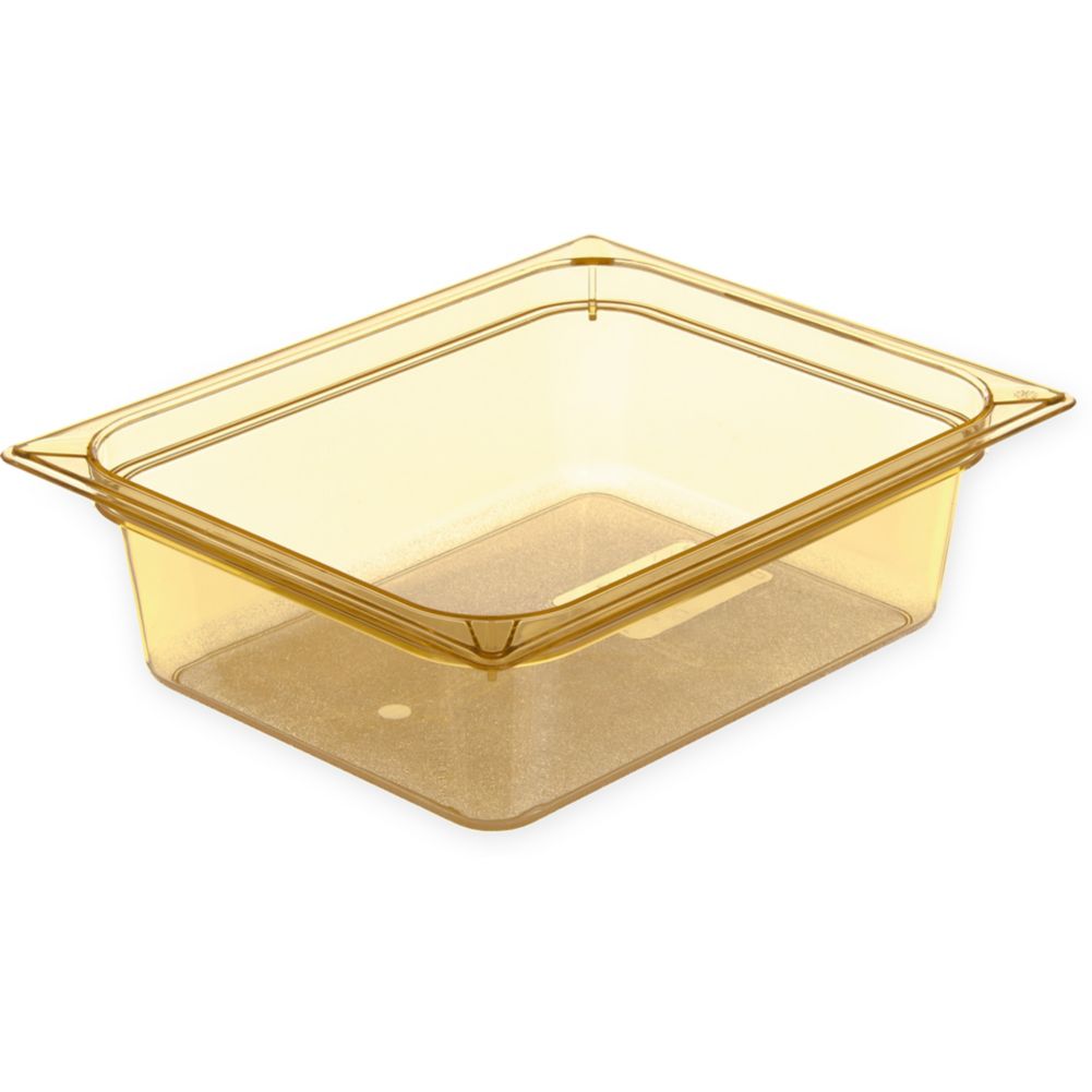 Top Notch&reg; Half Size Food Pan, Amber, 5.6 Qt