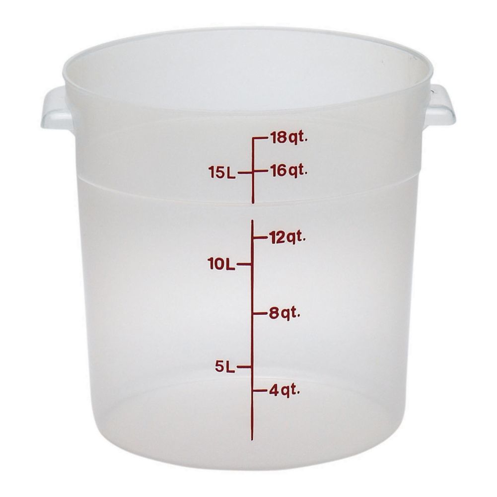 Cambro Translucent Round 18 Qt Container