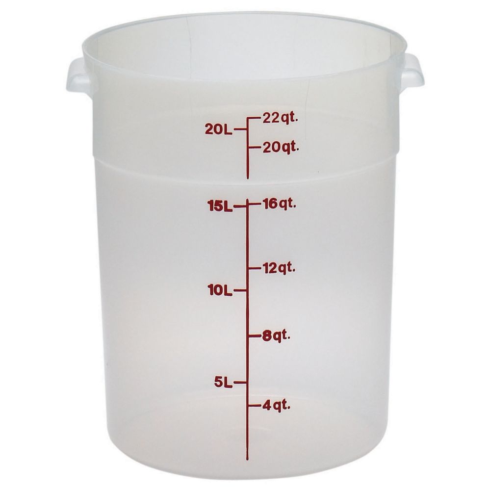 Cambro Translucent Round 22 Qt Container