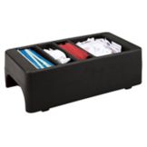 Cambro Small Black Ultra Camtainer&reg; Condiment Holder