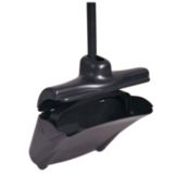 Rubbermaid Lobby Pro&reg; Black Upright Dustpan w/ Cover