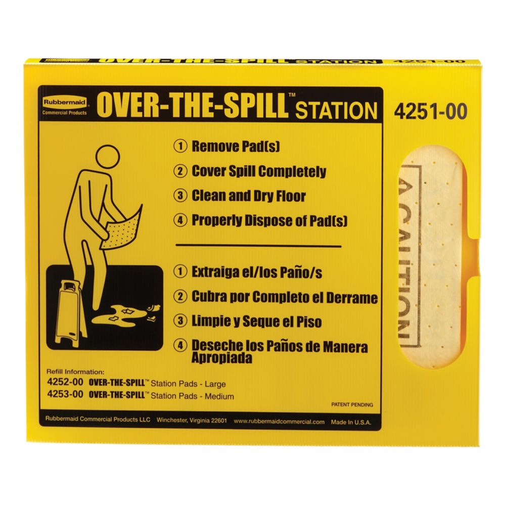 Rubbermaid Over-the-Spill&reg; Station Kit w/ Large 25-Pad Tablet