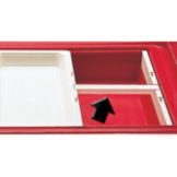 Cambro Clear 12" Food Pan Divider Bar
