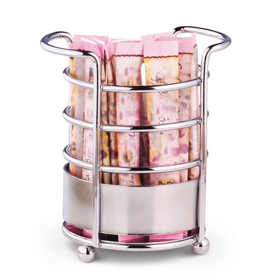 Traex&reg; Round Chrome Sugar Caddy