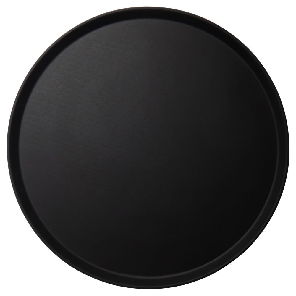 Cambro Black Round Low Profile 19" Camtread&reg; Tray