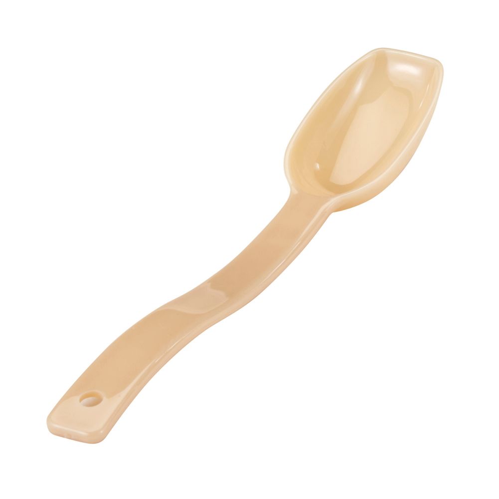 Cambro Solid Beige Camwear&reg; 8" Salad Spoon