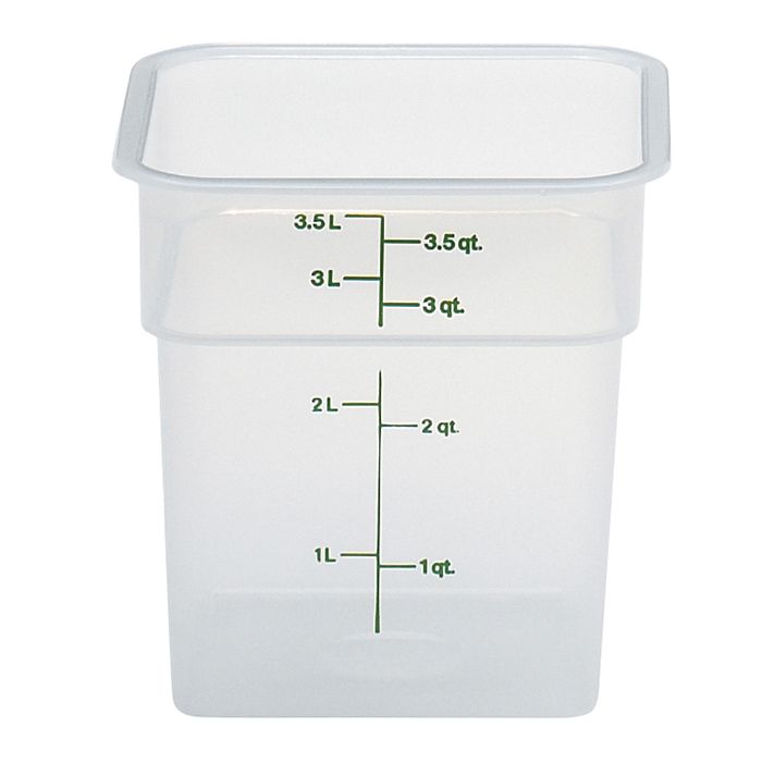 Cambro Translucent 4 Qt CamSquare&reg; Container