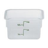 Cambro Translucent 2 Qt CamSquare&reg; Container
