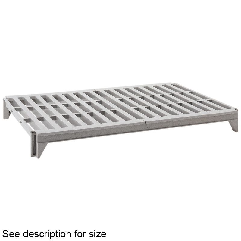 Cambro Camshelving&reg; Speckled Gray Vented Shelf Kit