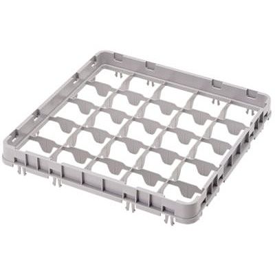 Cambro Soft Gray Full Size 25-Compt Half Drop Camrack&reg; Extender