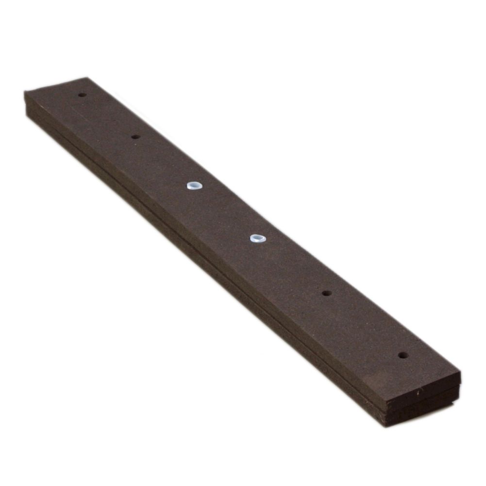 Floor Squeegee Double Foam Refill Blade, Black, 18"