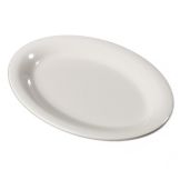 Carlisle&reg; Durus&reg; 9-1/2" x 7-1/4" Bone Platter