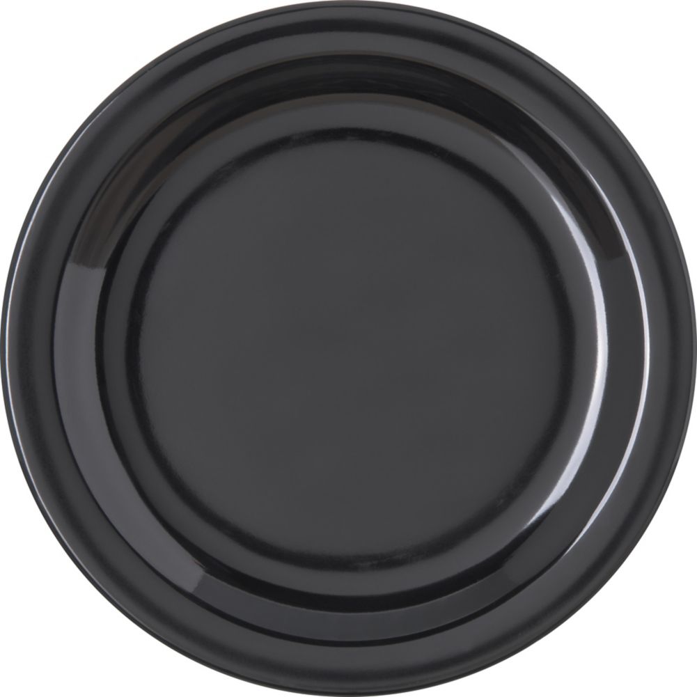 Carlisle&reg; Dallas Ware&reg; 7-1/4" Black Salad Plate
