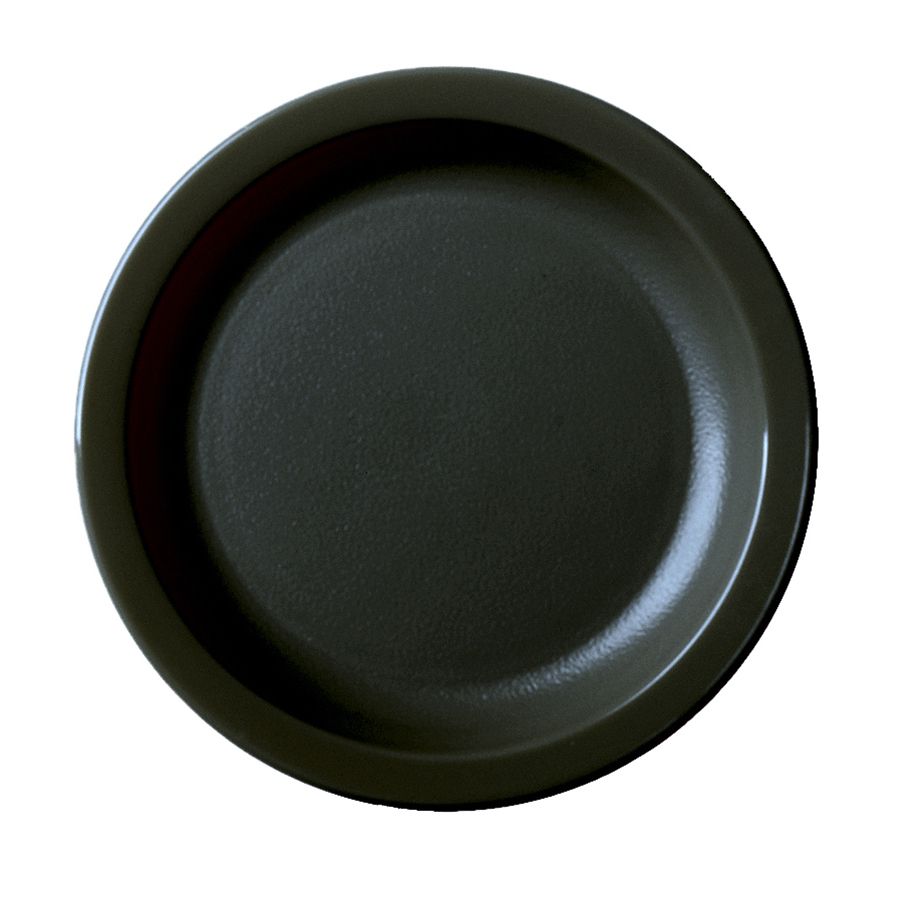 Cambro Black Camwear&reg; Narrow Rim 6" Plate