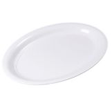 Carlisle&reg; 21"x15" White Catering Platter