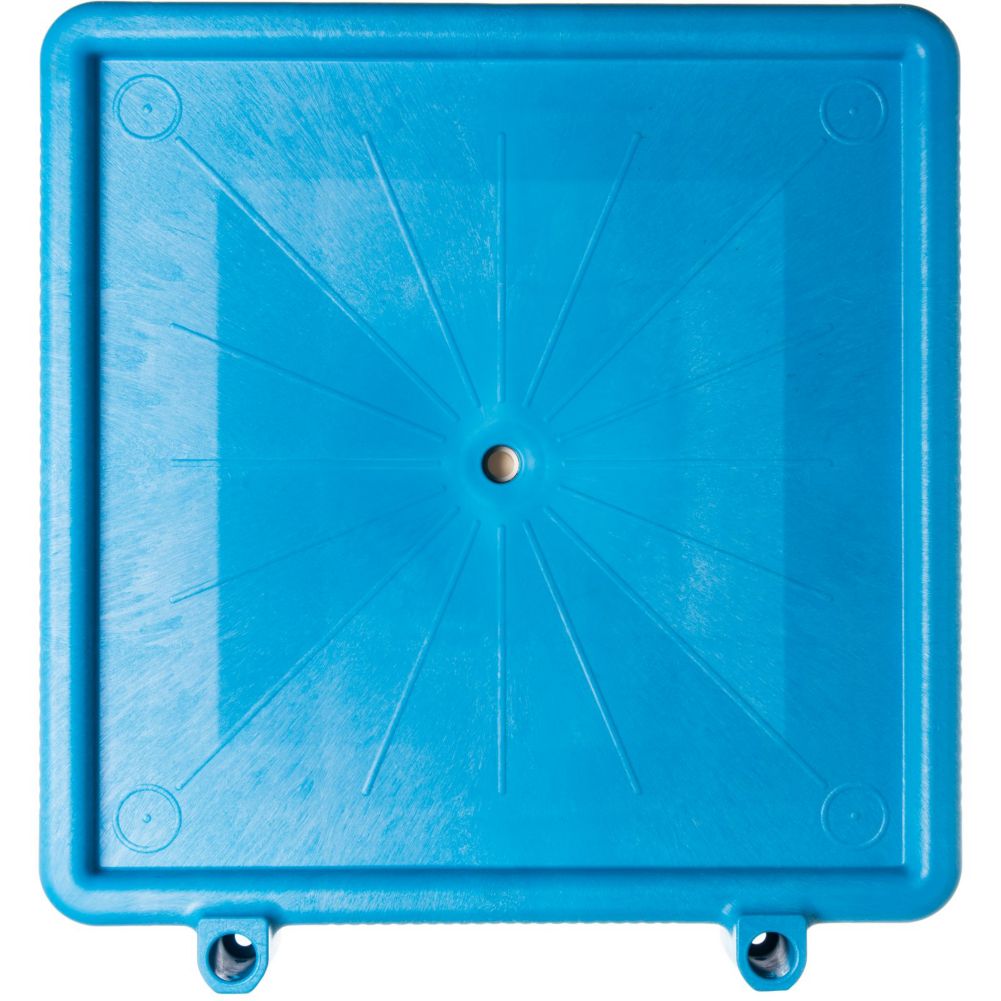 Carlisle&reg; E-Z Glide&trade; Blue Warewashing Rack Dolly