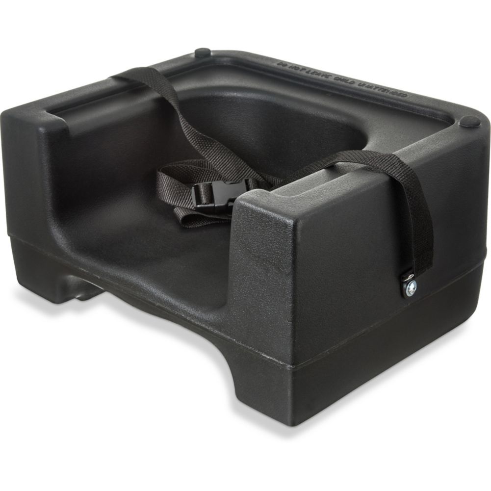 Carlisle Booster Seat w/ Strap, Black