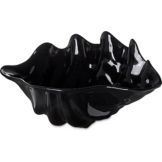 Carlisle Large Clam Shell Dish, Black, 5 Qt