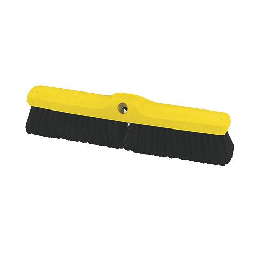 Rubbermaid Black Poly Bristle 18" Medium Floor Sweep