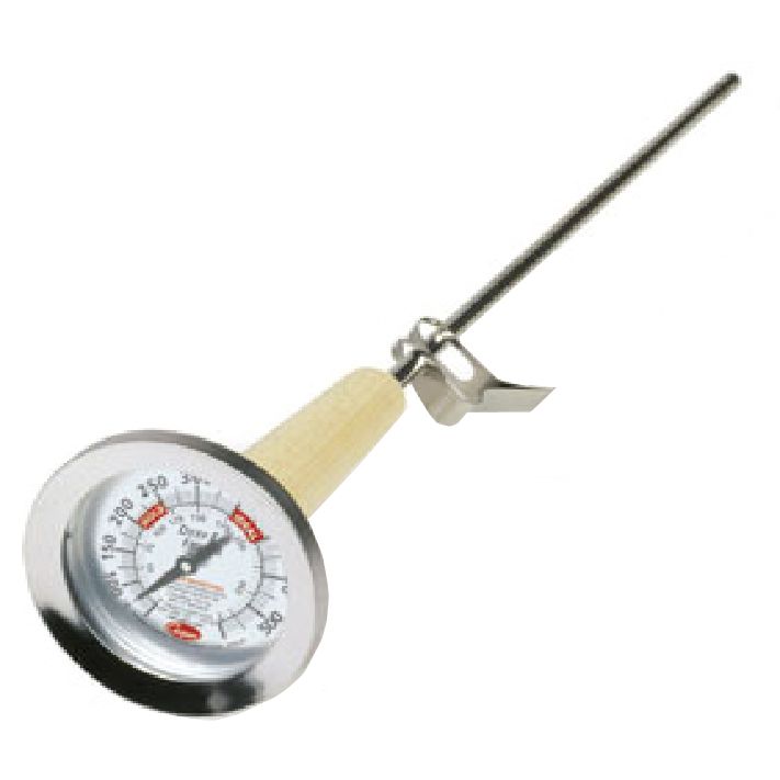 Cooper Atkins Kettle Deep-Fry 50&deg;-550&deg;F Thermometer w/ Stem