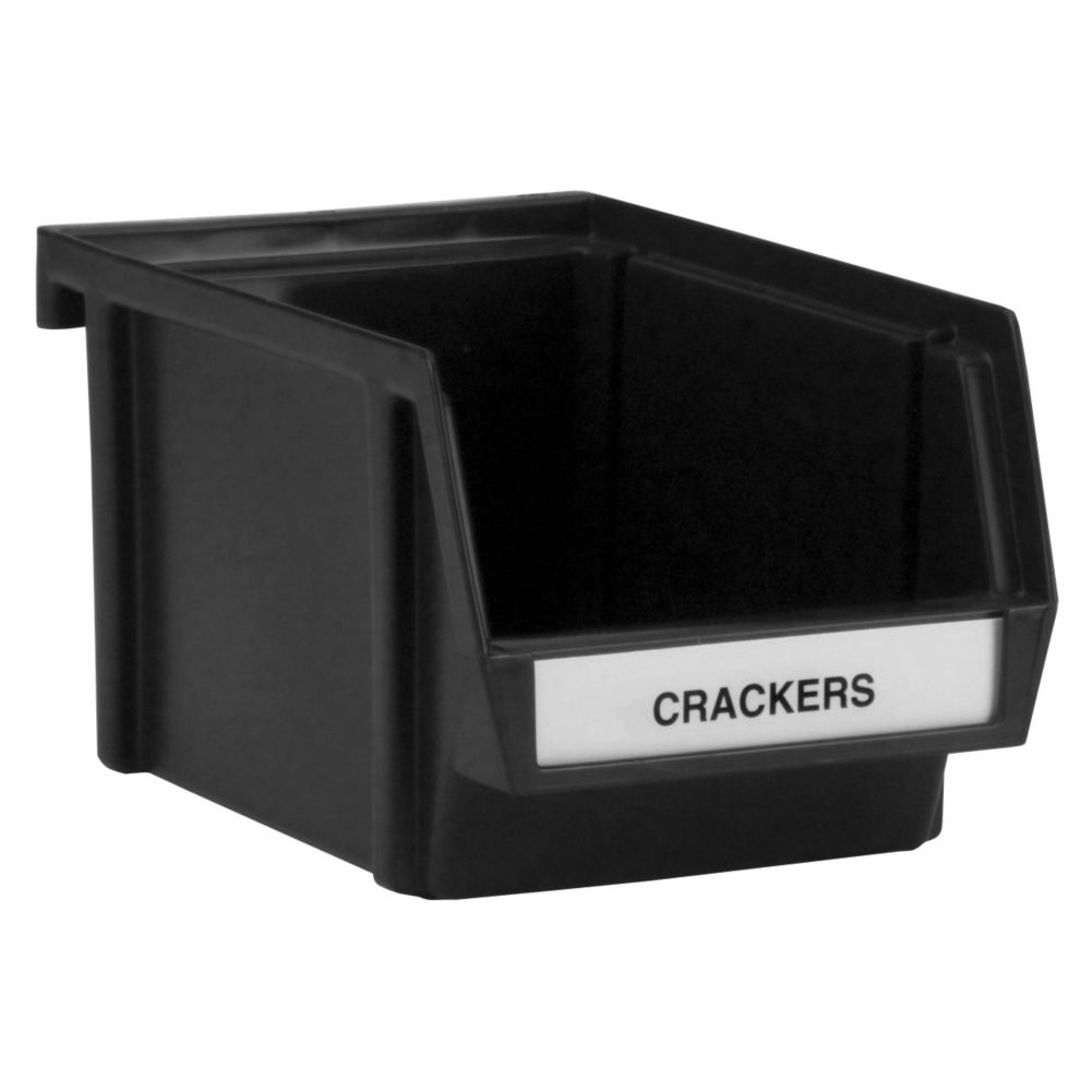 Traex&reg; Black 8" Condiment Bin