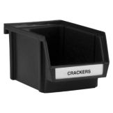 Traex&reg; Black 8" Condiment Bin